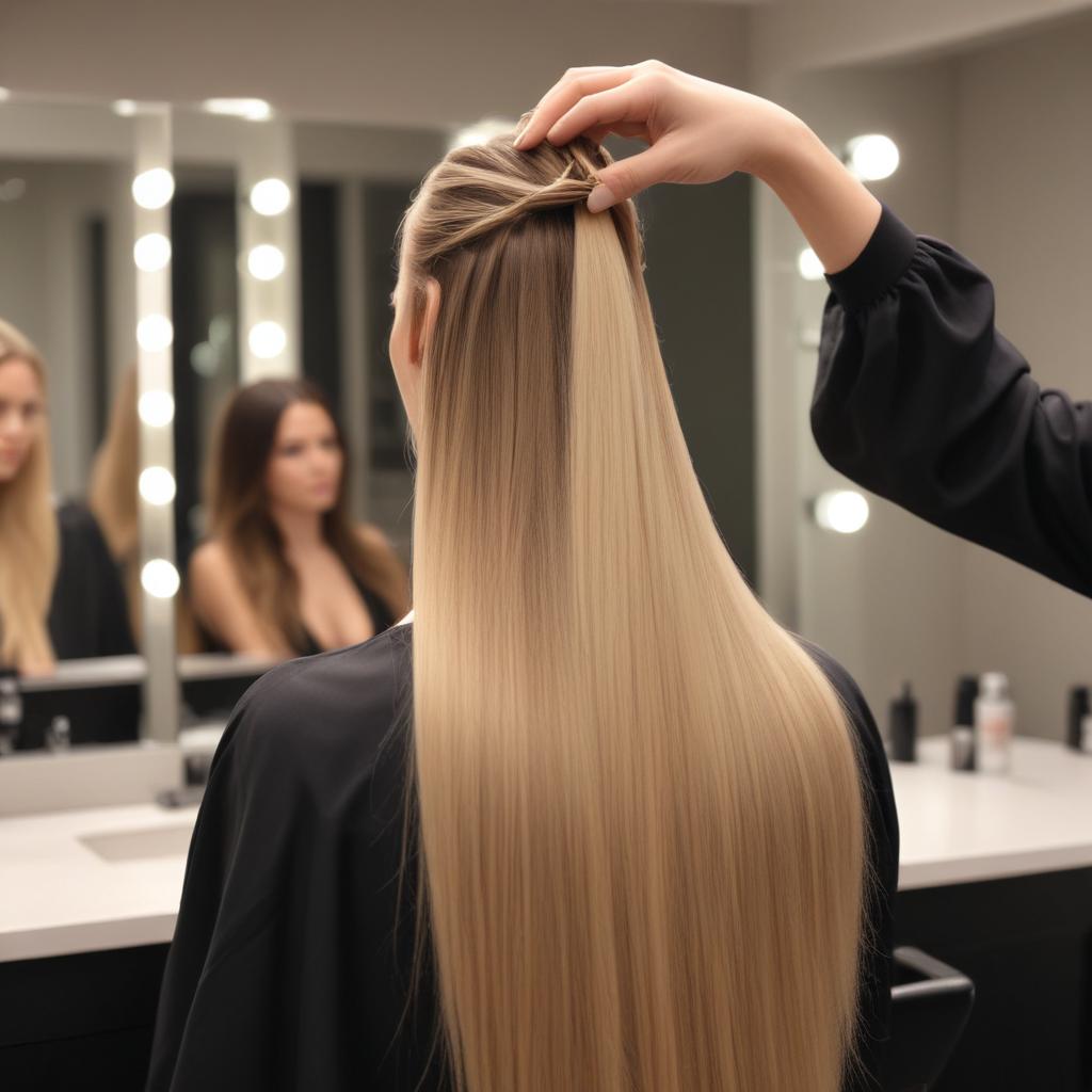Наращивание волос: методы и правила коррекции в салоне